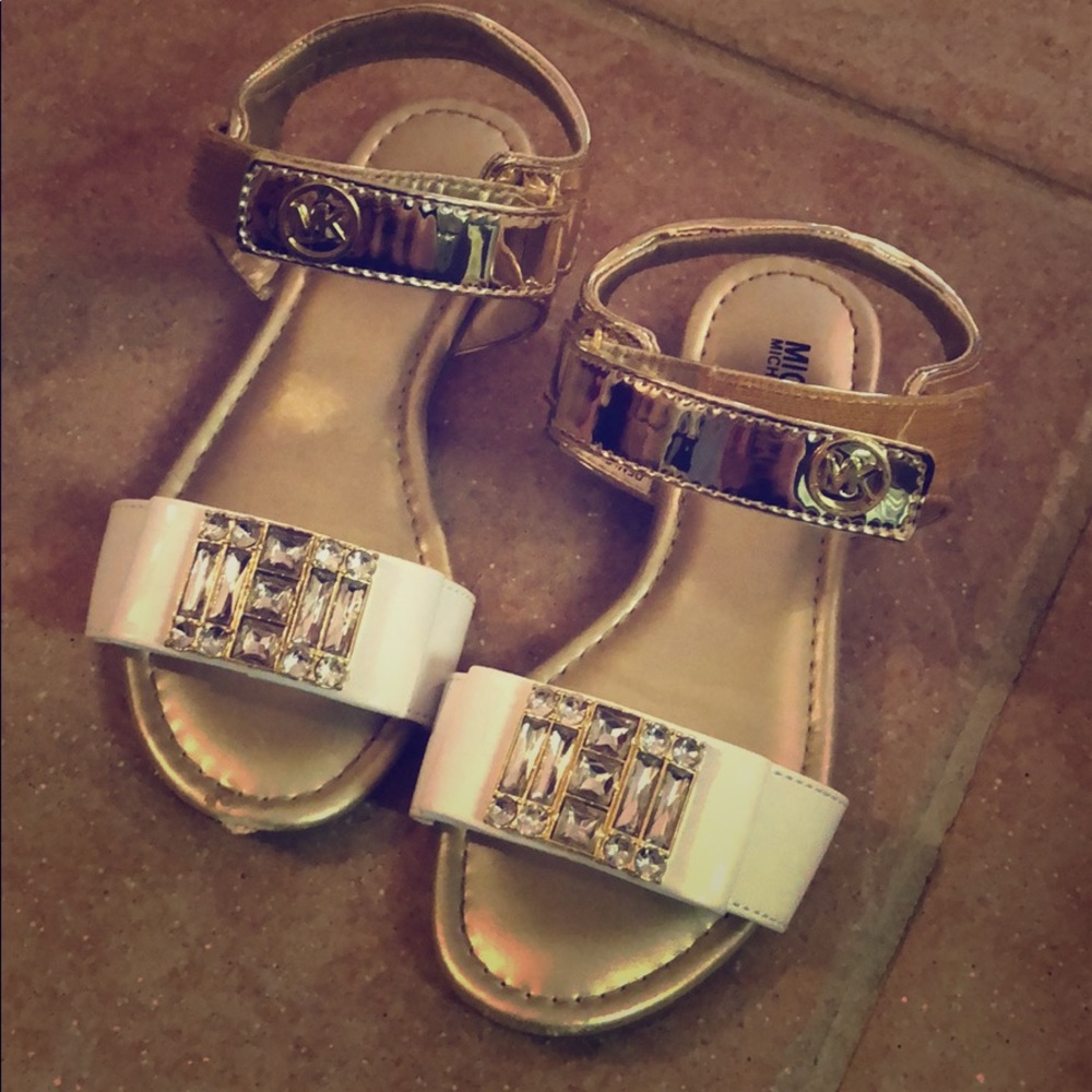 Little girls MK sandals